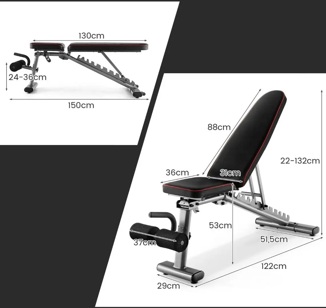 Scaun multifunctional Costway FH10064DK (Black)