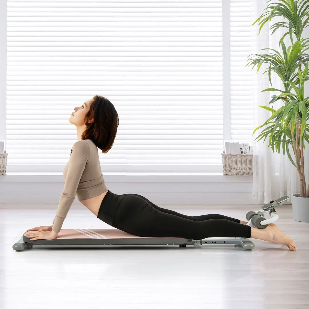 Banca abdominala Costway FH10108PI (Pink)