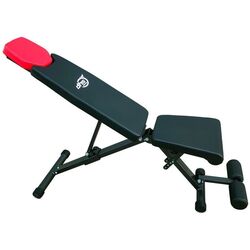 Banca reglabila DHS 1016 (Black/Red) Thumb