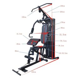 Многофункциональный тренажер Enero Fit 5000 (Black) Thumb