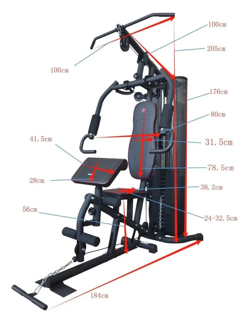 Многофункциональный тренажер Enero Fit 5000 (Black) - 7