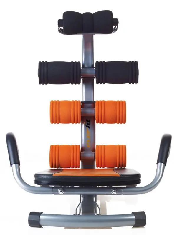 Banca abdominala Everfit Ab Smart (Black/Orange)