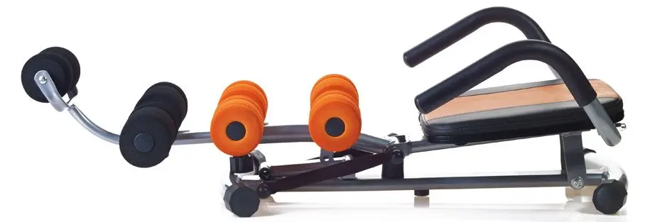 Banca abdominala Everfit Ab Smart (Black/Orange)