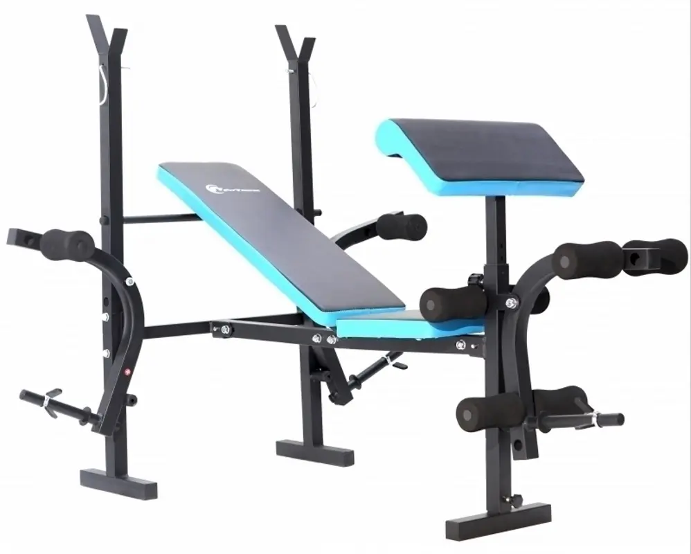 Banca multifunctionala FitTronic Atletic B550 (Black/Blue)