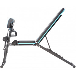 Banca forta reglabila FitTronic Atletic B240 (Black/Blue) Thumb