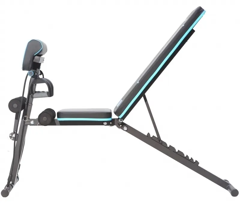 Banca forta reglabila FitTronic Atletic B240 (Black/Blue)