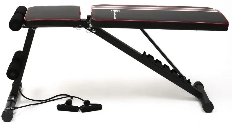 Скамья регулируемая FitTronic B250 (Black/Red)
