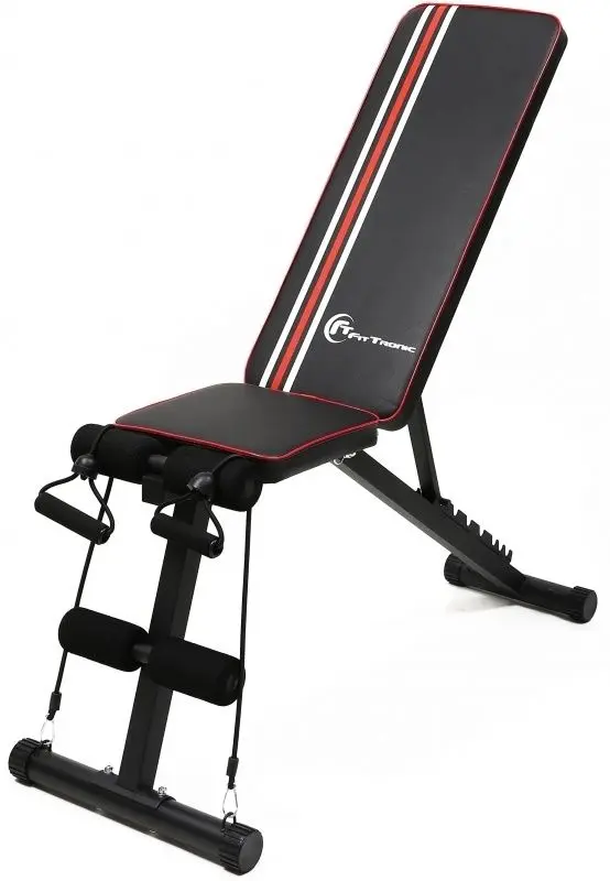 Скамья регулируемая FitTronic B250 (Black/Red)