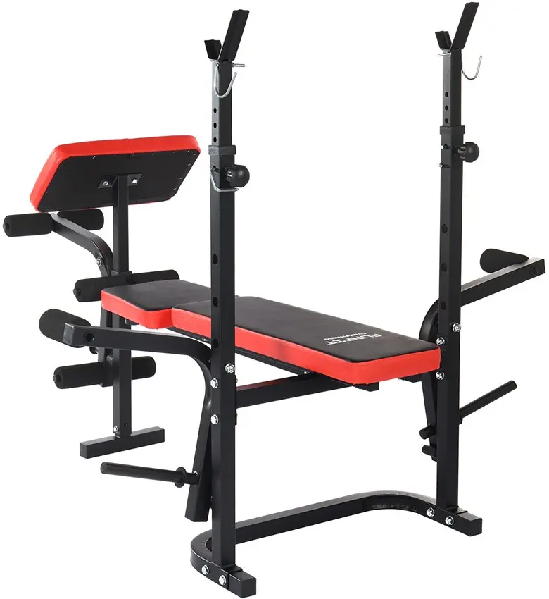 Banca pentru antrenament de forta Funfit Gym&Fitness 4807 (Black/Red) - 2