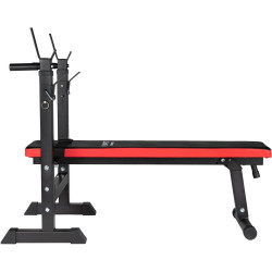 Banca pentru antrenament de forta Funfit Gym&Fitness 4807 (Black/Red) Thumb