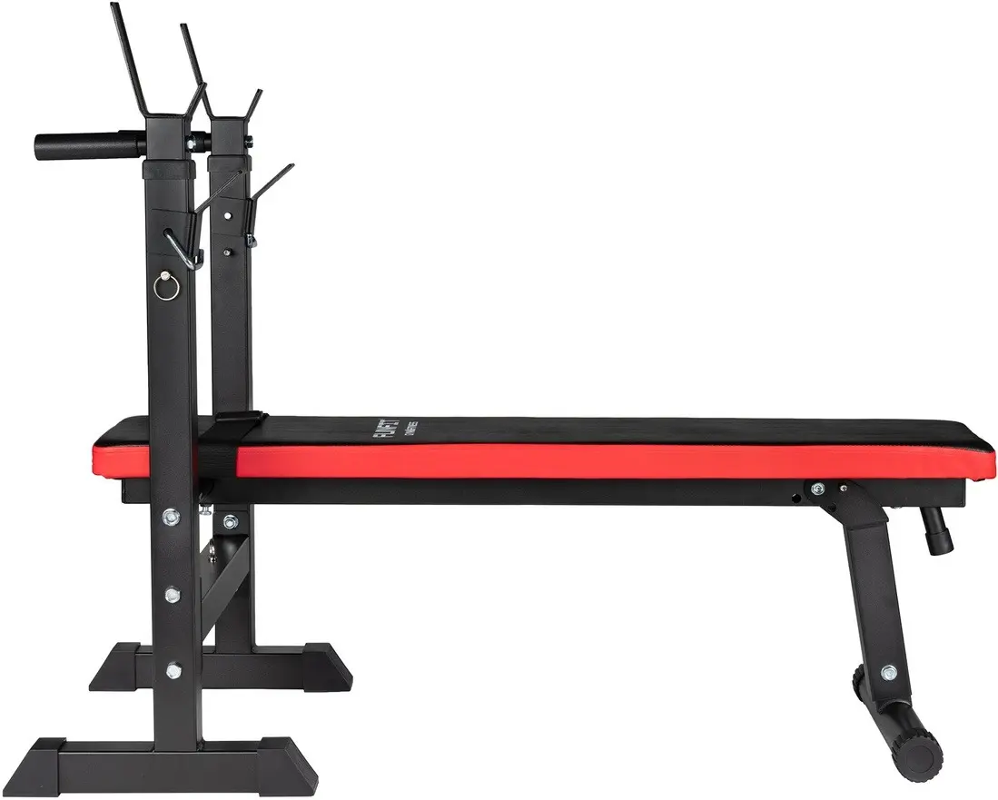 Banca pentru antrenament de forta Funfit Gym&Fitness 4807 (Black/Red) - 2