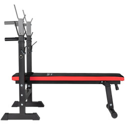 Banca pentru antrenament de forta Funfit Gym&Fitness 4807 (Black/Red) Thumb