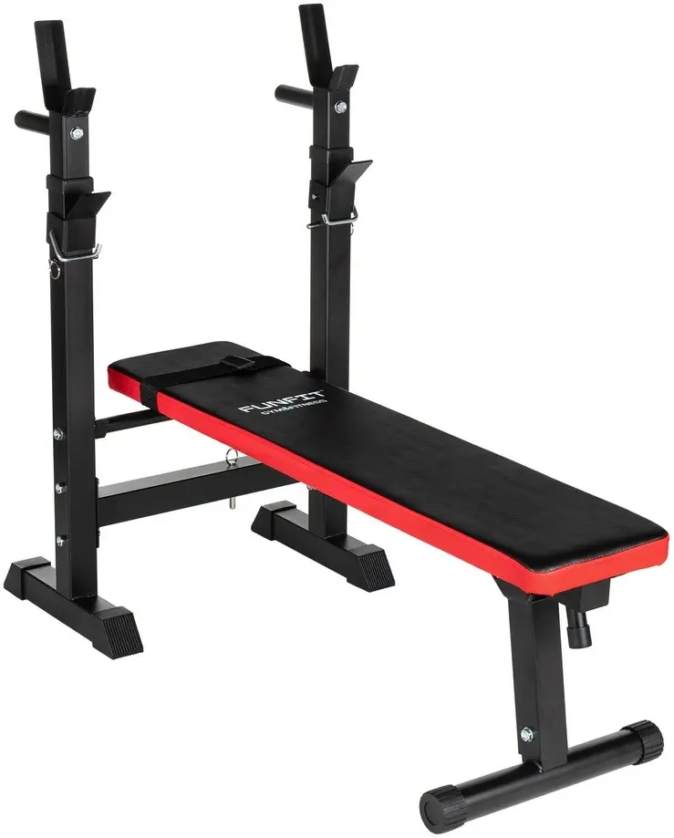 Banca pentru antrenament de forta Funfit Gym&Fitness 4807 (Black/Red) - 4