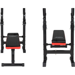 Banca pentru antrenament de forta Funfit Gym&Fitness 4807 (Black/Red) Thumb