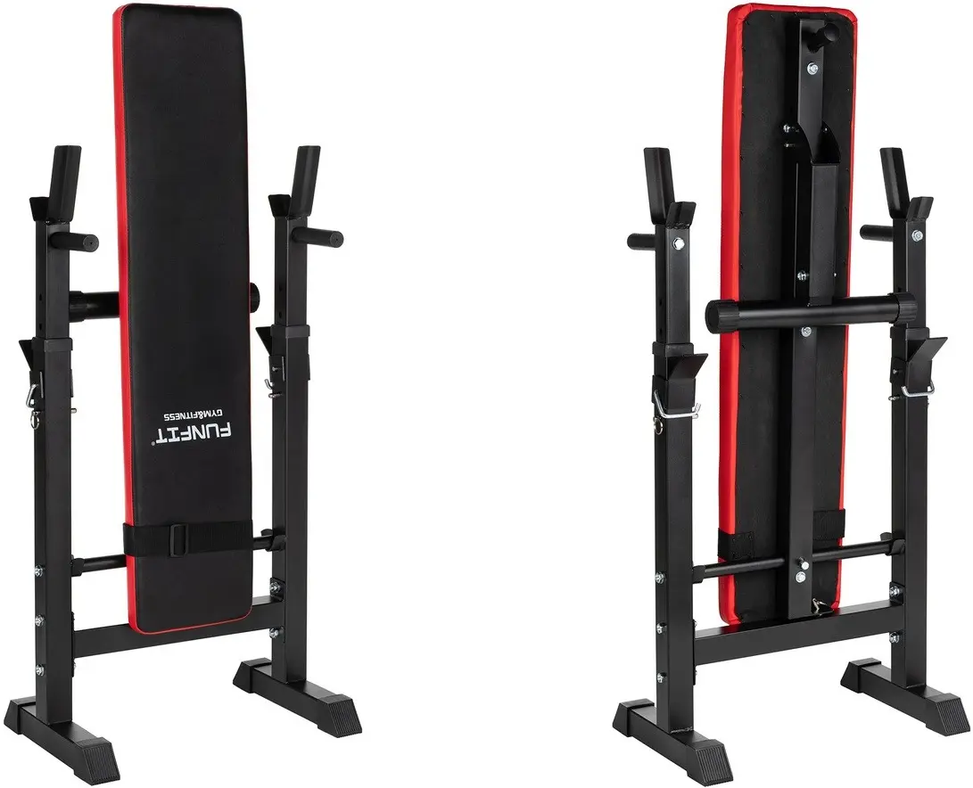 Banca pentru antrenament de forta Funfit Gym&Fitness 4807 (Black/Red) - 6