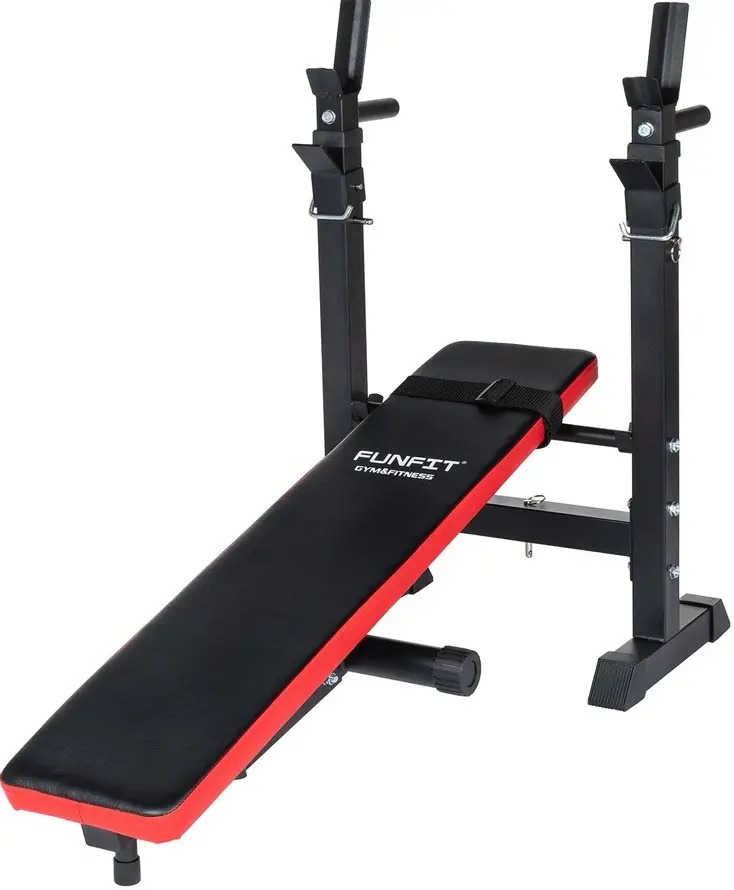 Banca pentru antrenament de forta Funfit Gym&Fitness 4807 (Black/Red) - 7
