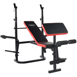 Banca pentru antrenament de forta Funfit Gym&Fitness 4807 (Black/Red) Thumb