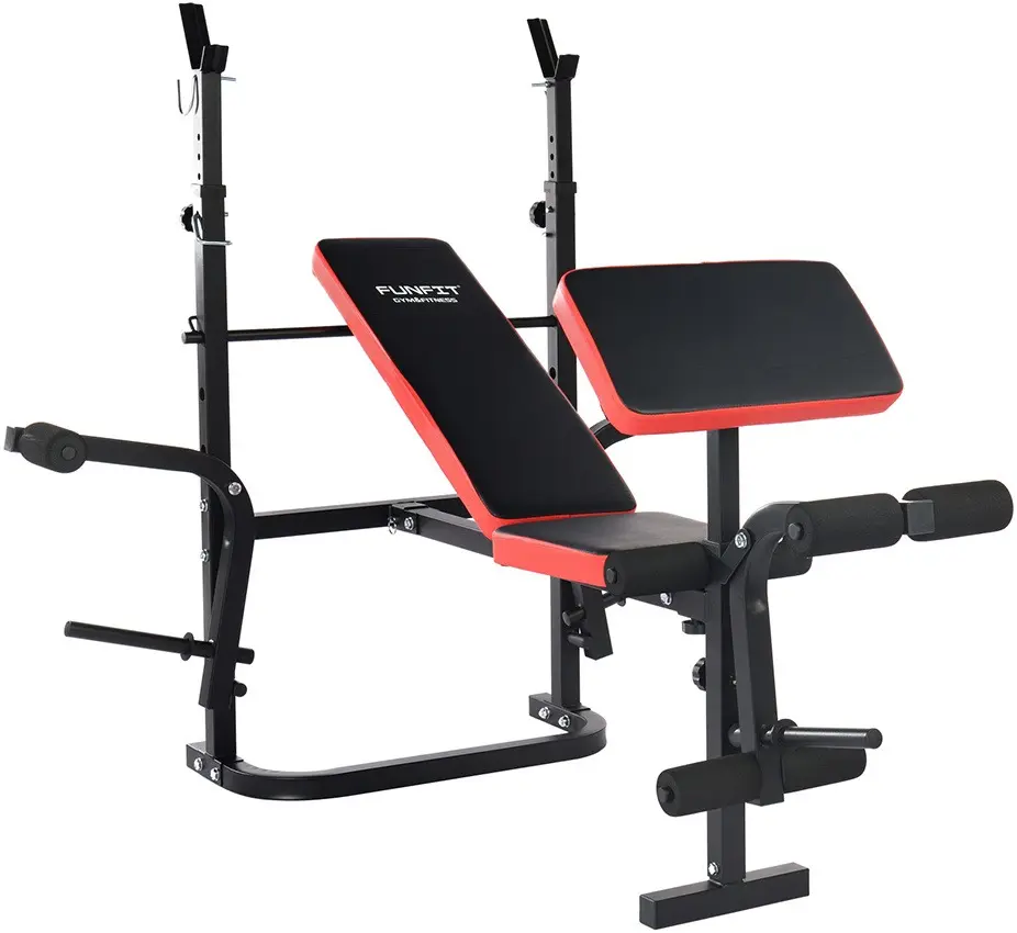 Banca pentru antrenament de forta Funfit Gym&Fitness 4807 (Black/Red) - 3