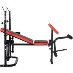 Banca pentru antrenament de forta Funfit Gym&Fitness 4807 (Black/Red) Thumb