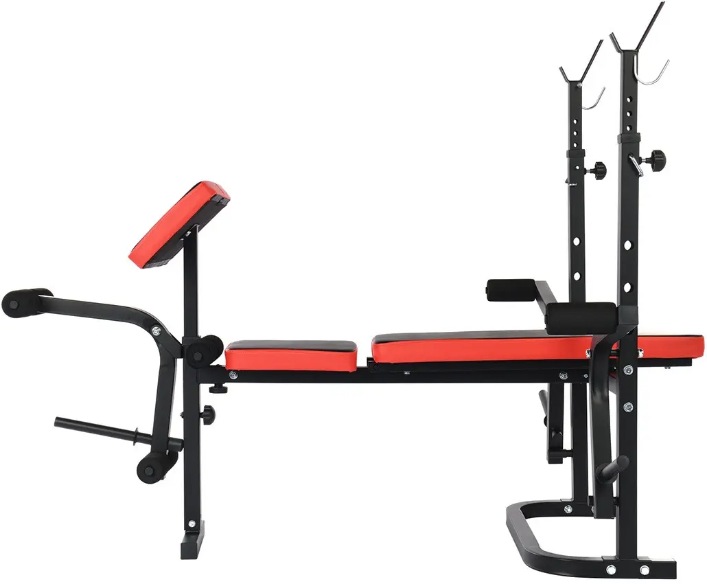 Banca pentru antrenament de forta Funfit Gym&Fitness 4807 (Black/Red) - 6