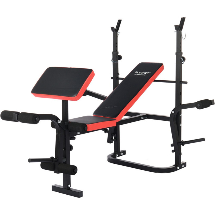 Скамья для силовых упражнений Funfit Gym&Fitness 4807 (Black/Red)