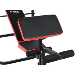 Banca pentru antrenament de forta Funfit Gym&Fitness 4807 (Black/Red) Thumb