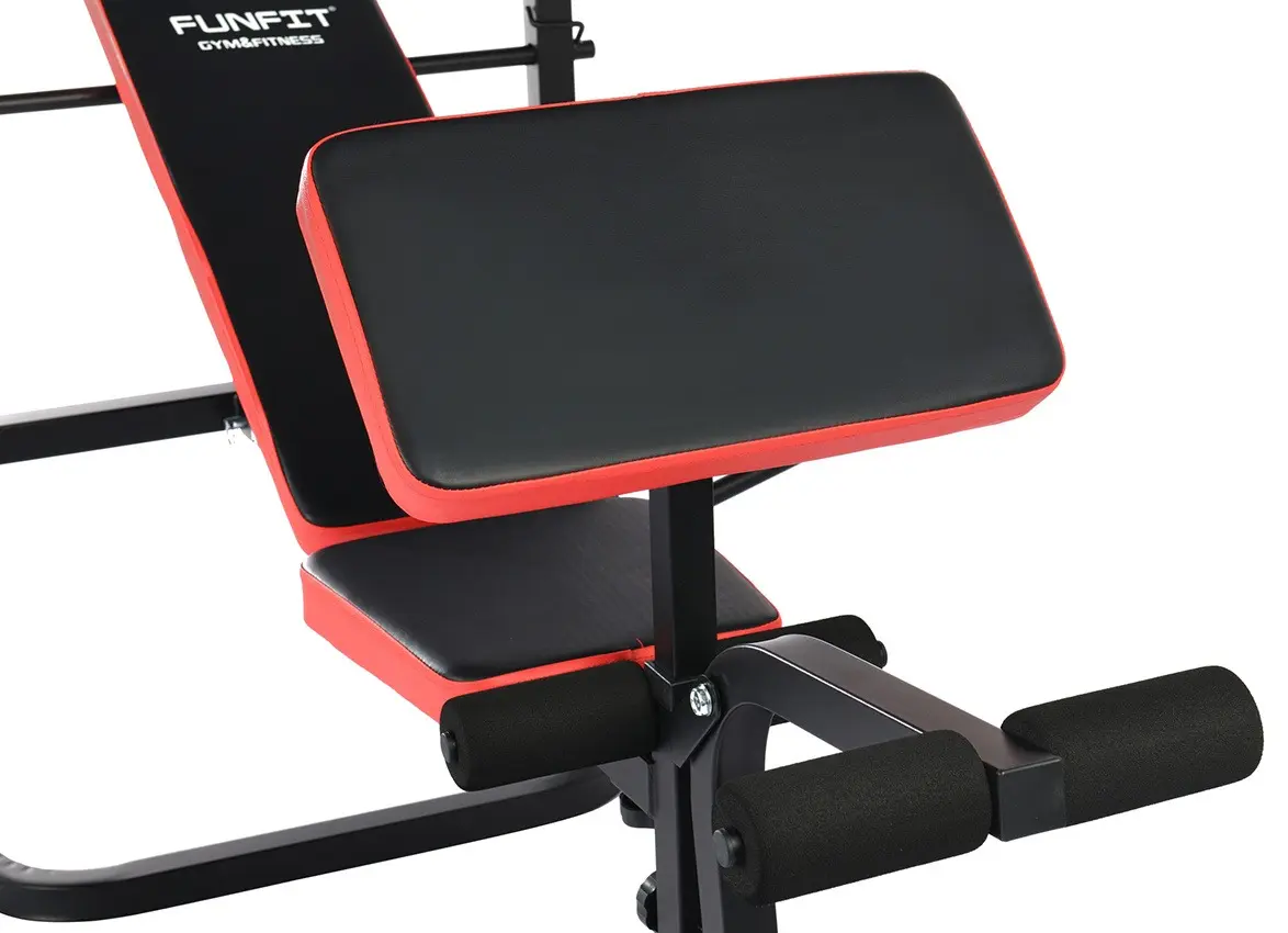 Banca pentru antrenament de forta Funfit Gym&Fitness 4807 (Black/Red) - 9