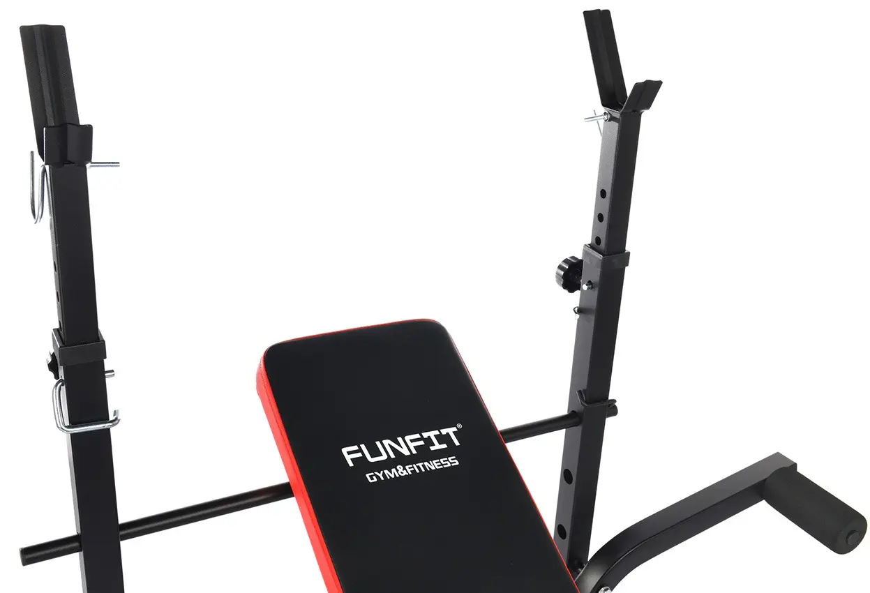 Banca pentru antrenament de forta Funfit Gym&Fitness 4807 (Black/Red) - 10