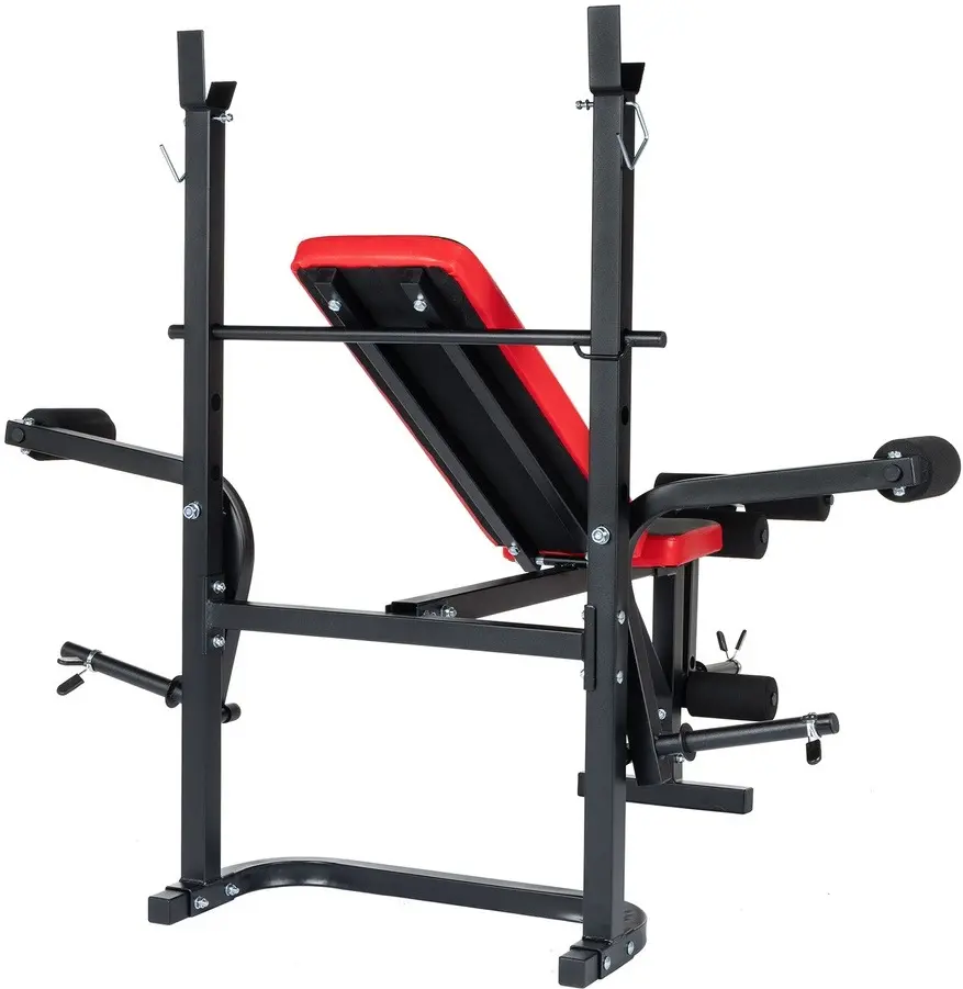 Banca pentru antrenament de forta Funfit Gym&Fitness 4808 (Black/Red) - 2