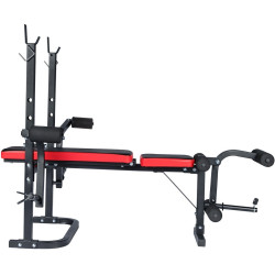 Banca pentru antrenament de forta Funfit Gym&Fitness 4808 (Black/Red) Thumb