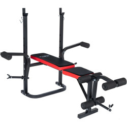 Banca pentru antrenament de forta Funfit Gym&Fitness 4808 (Black/Red) Thumb