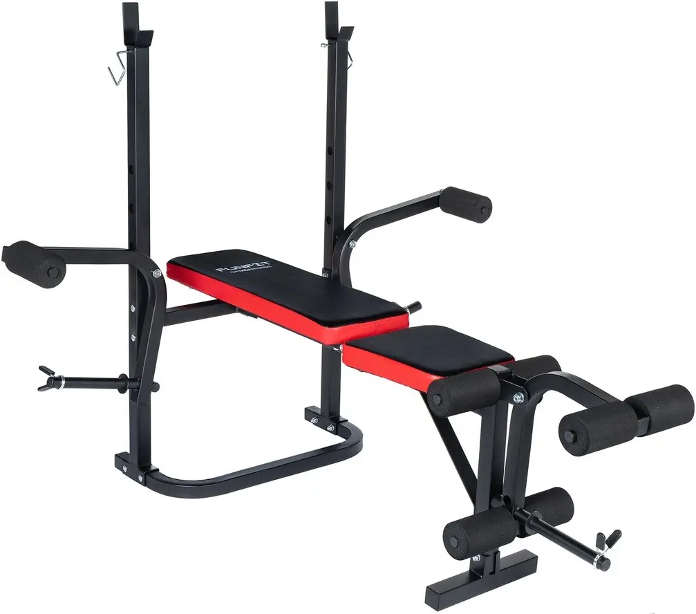 Banca pentru antrenament de forta Funfit Gym&Fitness 4808 (Black/Red) - 5