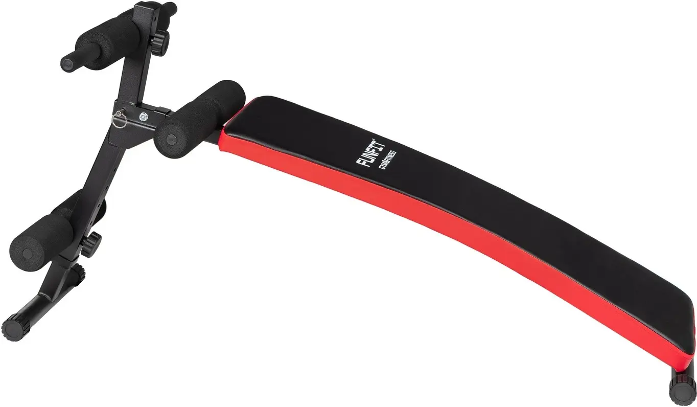 Banca pentru antrenament de forta Funfit Gym&Fitness 4810 (Black/Red) - 2