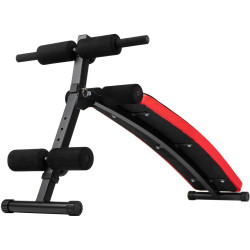 Banca pentru antrenament de forta Funfit Gym&Fitness 4810 (Black/Red) Thumb