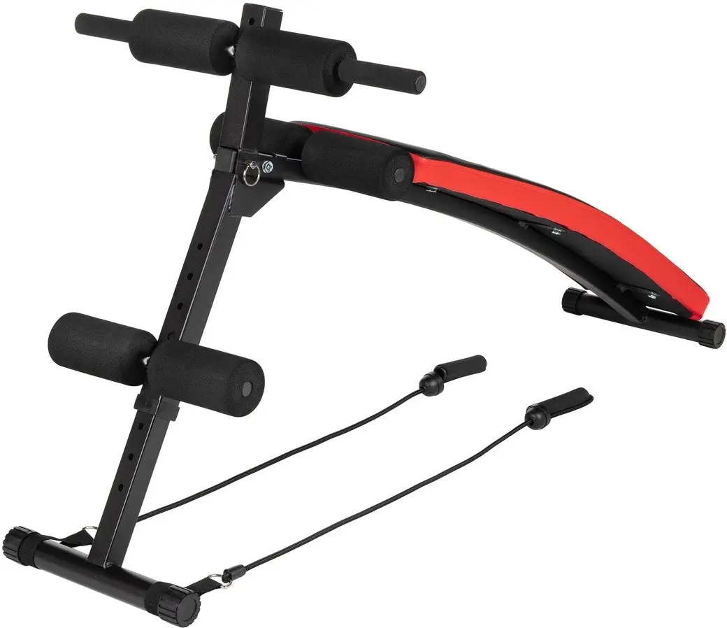 Banca pentru antrenament de forta Funfit Gym&Fitness 4810 (Black/Red) - 7
