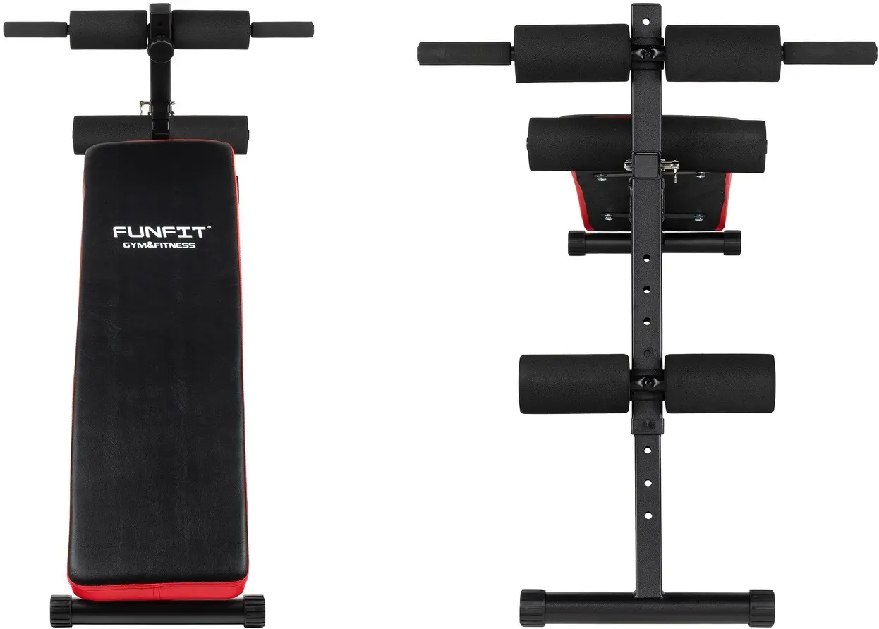 Banca pentru antrenament de forta Funfit Gym&Fitness 4810 (Black/Red) - 8