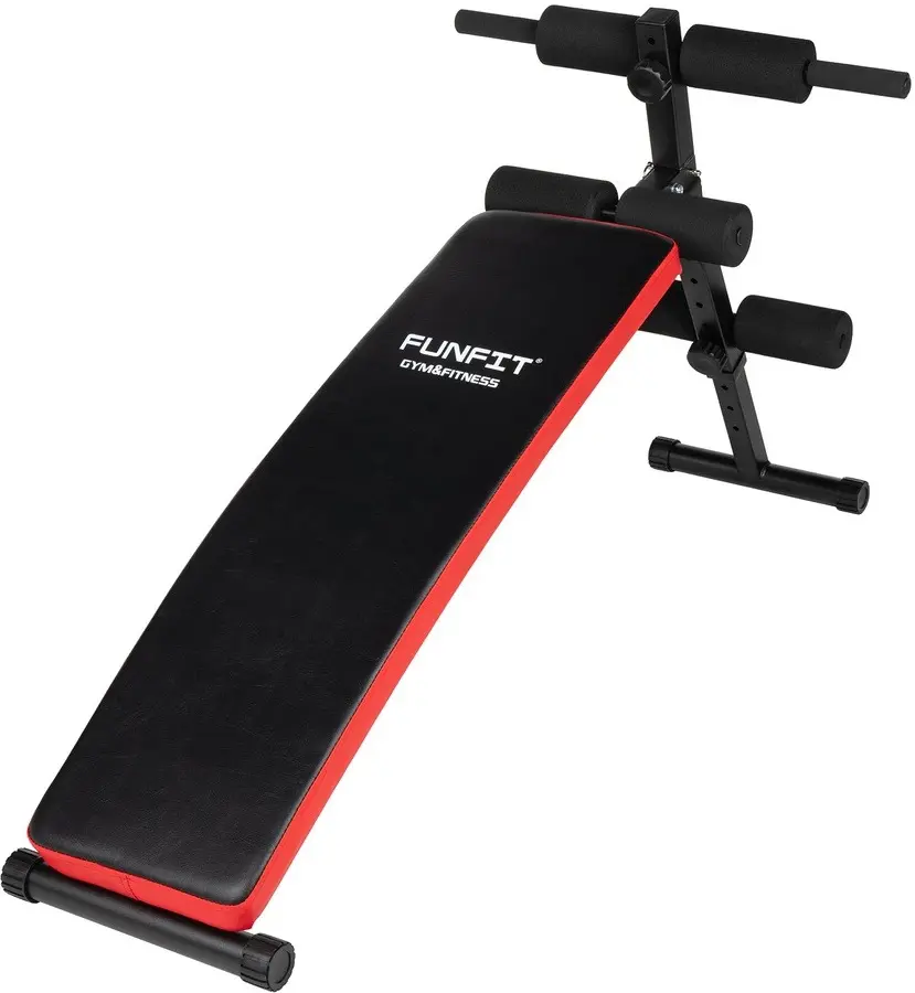 Banca pentru antrenament de forta Funfit Gym&Fitness 4810 (Black/Red)