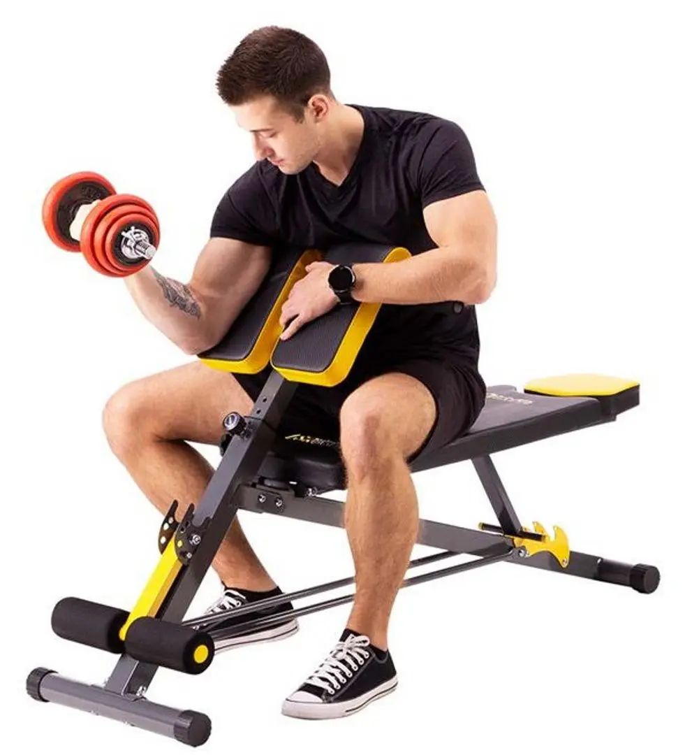 Scaun multifunctional HMS Premium LSR8311 (Grey/Yellow)