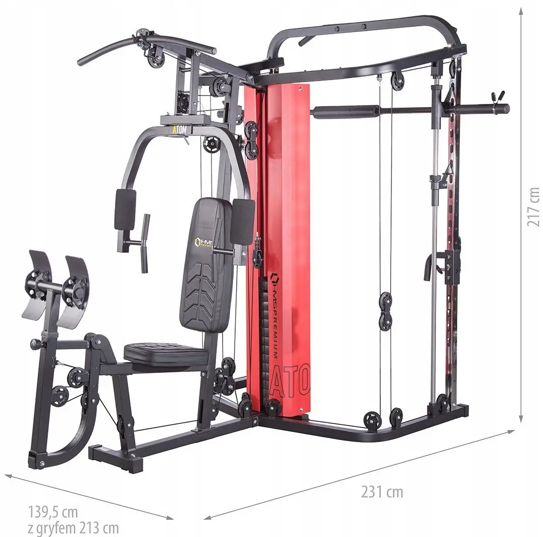 Aparat multifunctional HMS Atom (Black/Red)