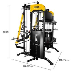 Aparat multifunctional HMS Cyklon X (Black/Yellow) Thumb
