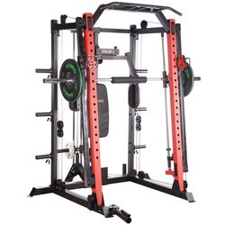 Многофункциональный тренажер HMS Cyklop 3 (Black/Red) Thumb