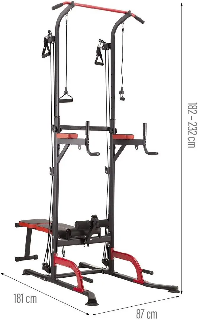 Aparat multifunctional HMS PWL8325 (Black/Red)