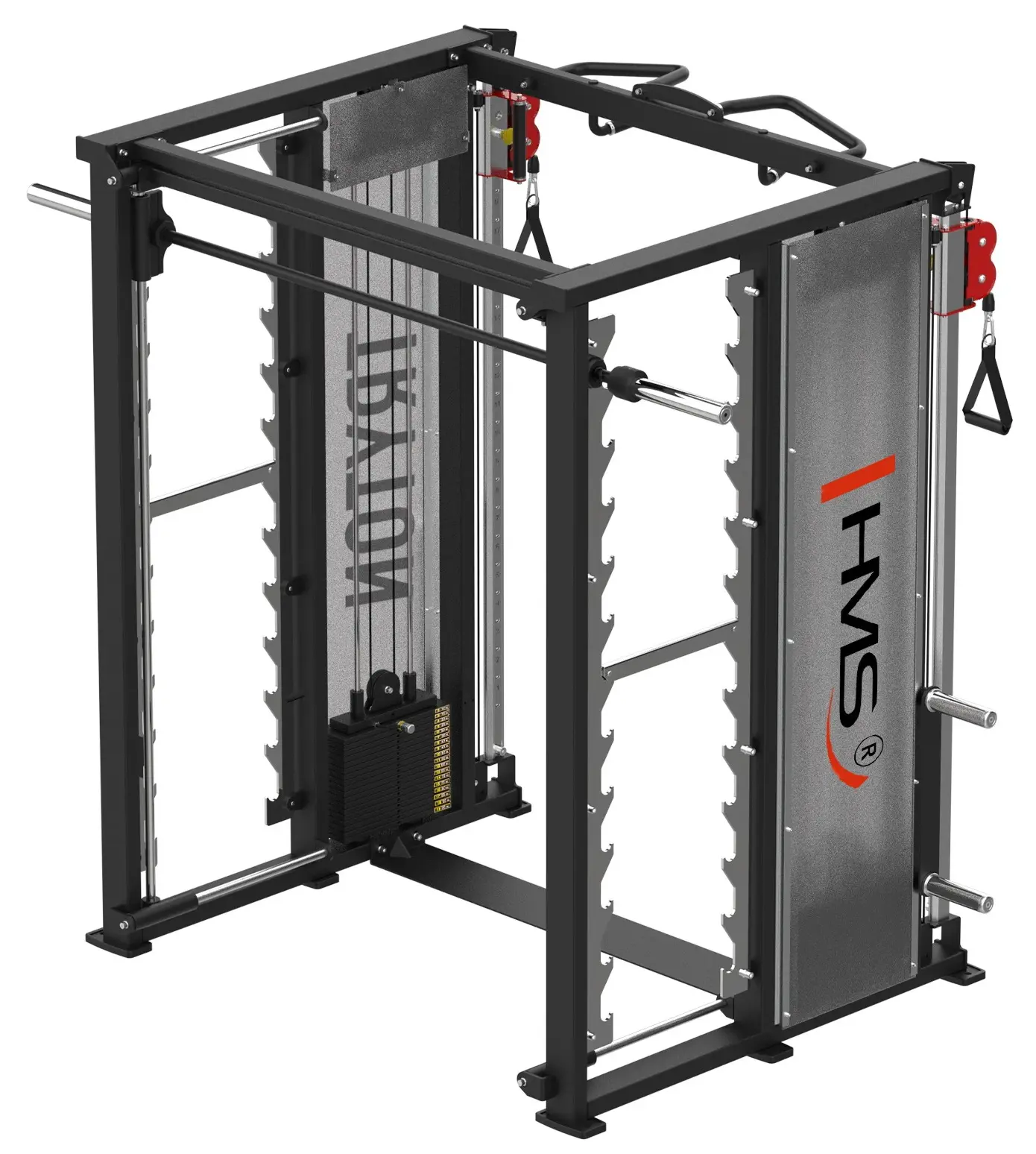Многофункциональный тренажер HMS Smith Machine 3D Tryton (Black)