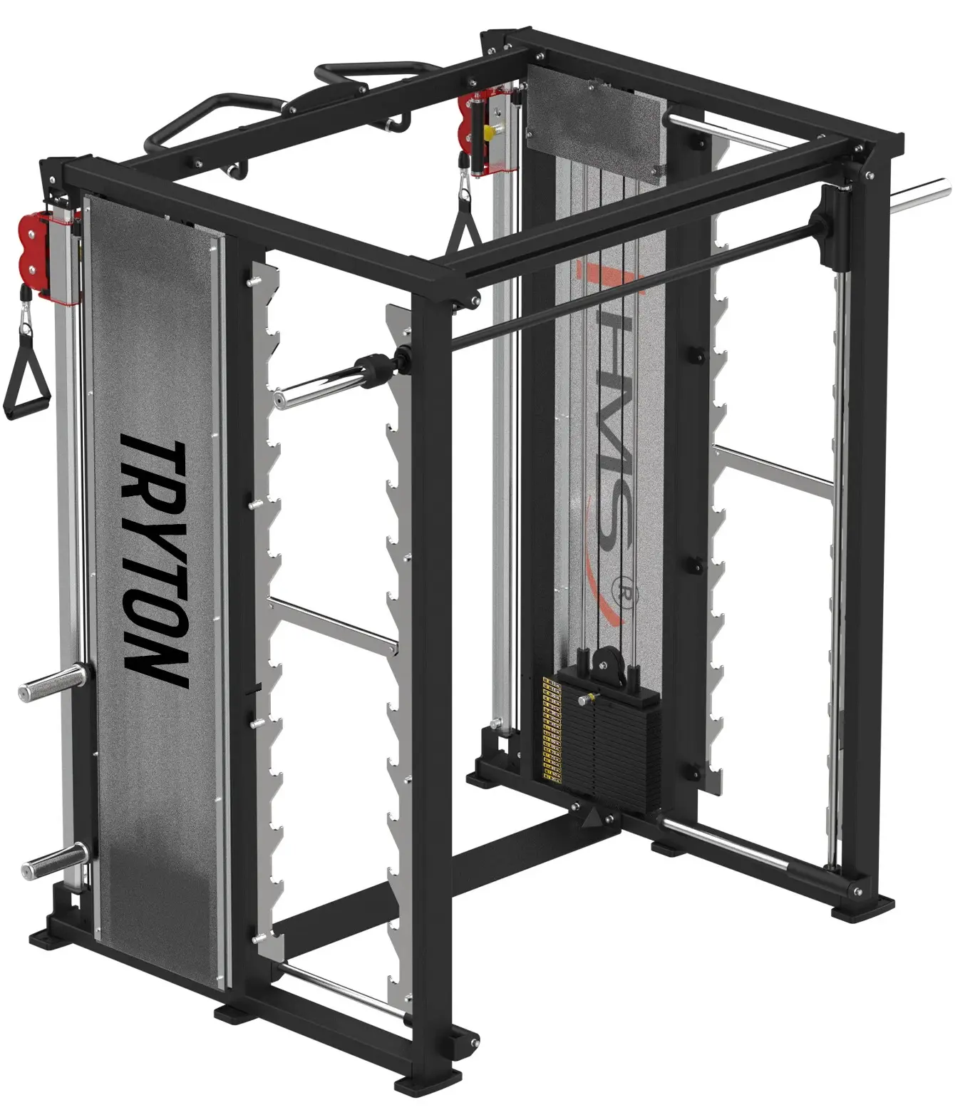 Многофункциональный тренажер HMS Smith Machine 3D Tryton (Black)