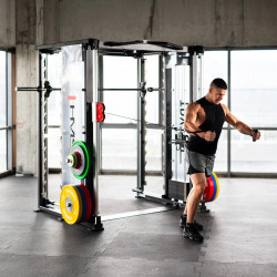 Многофункциональный тренажер HMS Smith Machine 3D Tryton (Black) Thumb