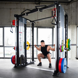 Многофункциональный тренажер HMS Smith Machine 3D Tryton (Black) Thumb