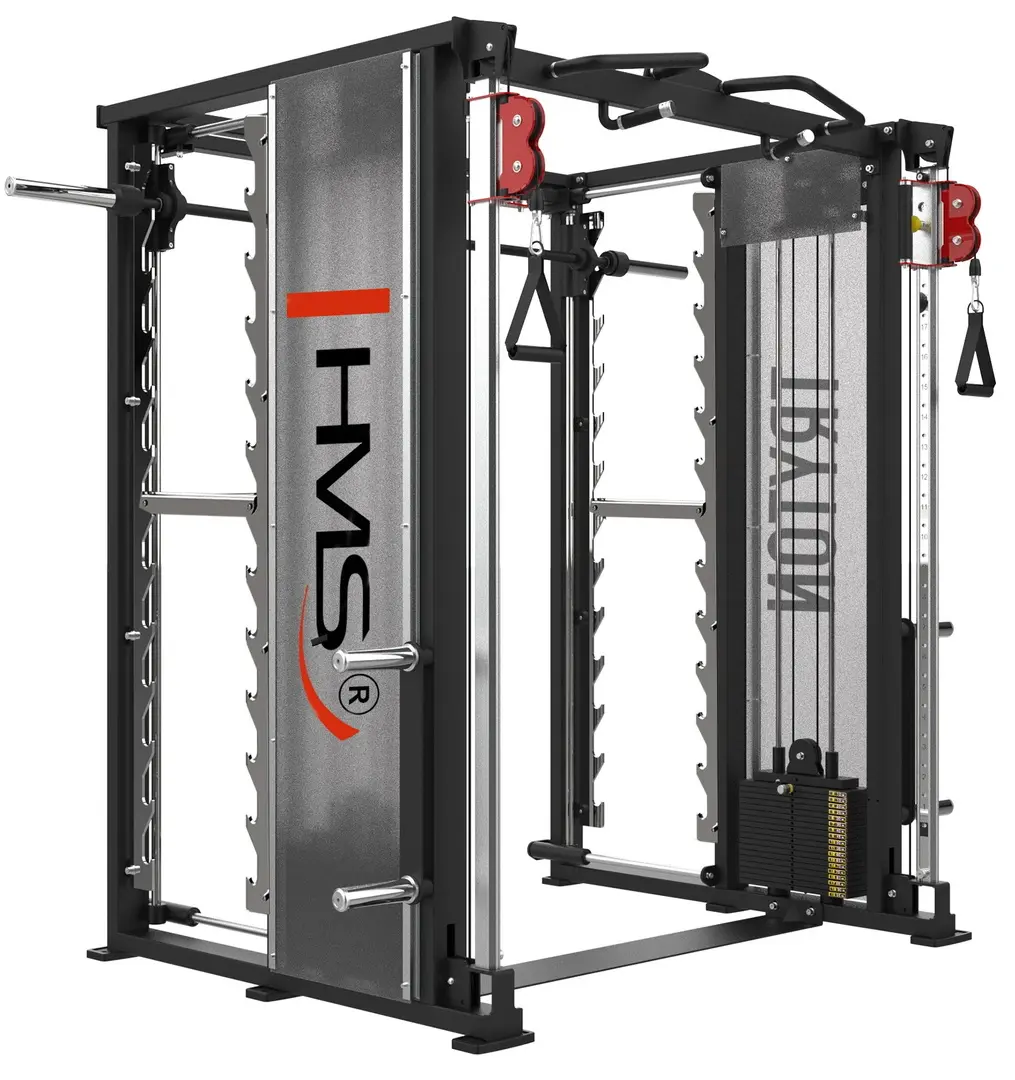 Многофункциональный тренажер HMS Smith Machine 3D Tryton (Black)