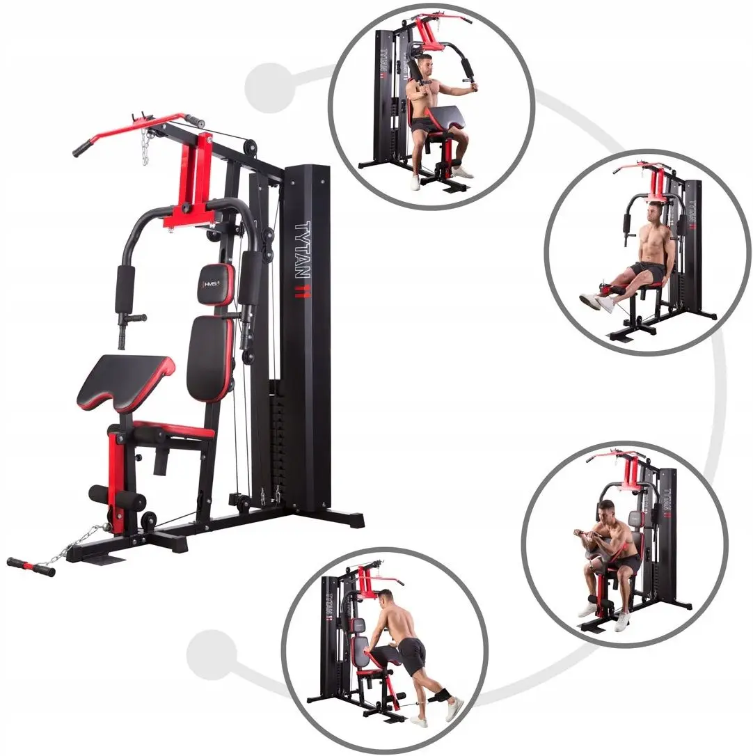 Многофункциональный тренажер HMS Tytan 11 (Black/Red) - 5