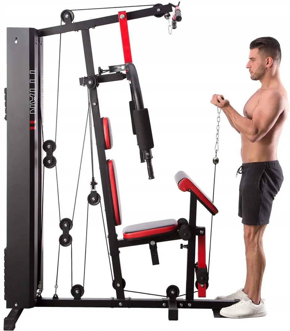 Многофункциональный тренажер HMS Tytan 11 (Black/Red) - 6