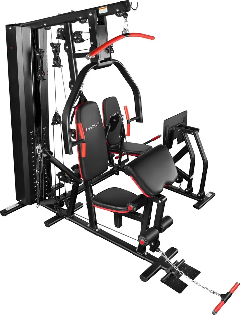 Многофункциональный тренажер HMS Tytan 17 (Black/Red)